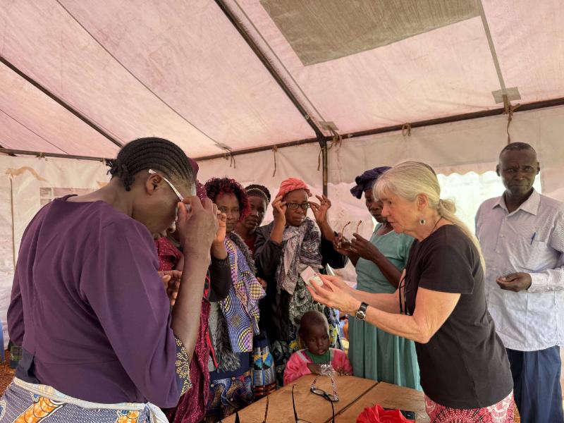 Mobile clinic in rural community